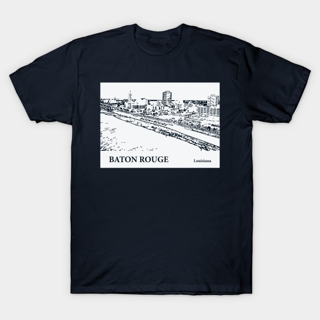 Baton Rouge - Louisiana T-Shirt by Lakeric